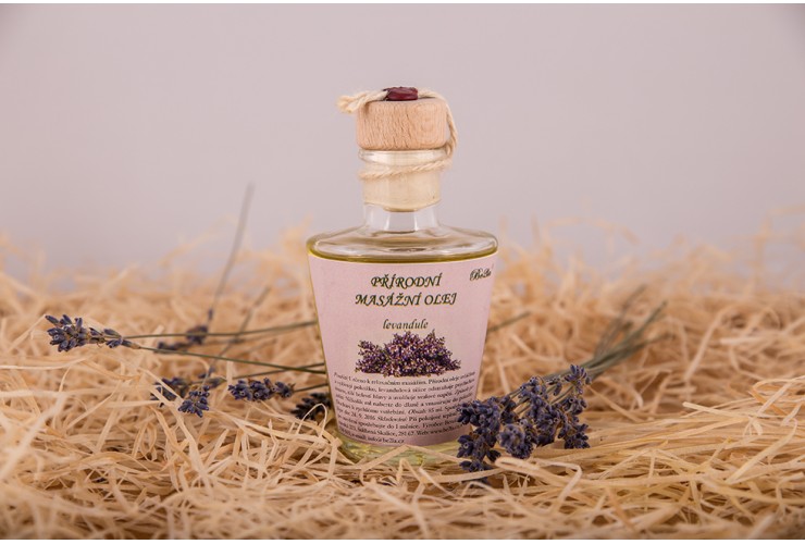 Natural massage oil (90 ml) - lavender